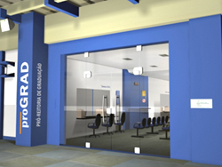 fachada da PROGRAD, conforme o projeto
