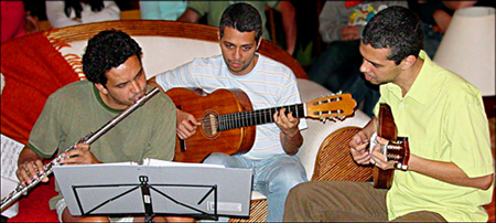 foto da roda de choro em Araras