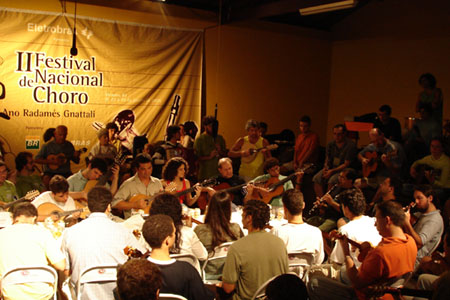 roda de choro no Festival